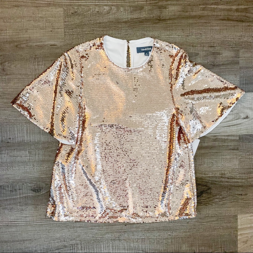 NBW Sequin Top Gold New Years